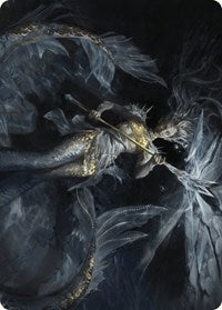 Sharae of Numbing Depths Art Card (32) [Art Series: Wilds of Eldraine]