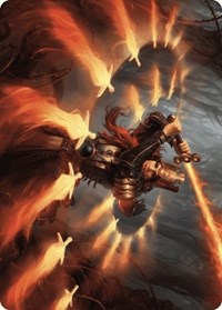 Heartflame Duelist Art Card (38) [Art Series: Wilds of Eldraine]