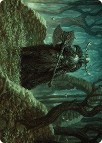 Mosswood Dreadknight Art Card (40) [Art Series: Wilds of Eldraine]