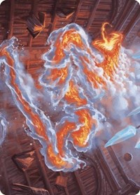 Scalding Viper Art Card (41) [Art Series: Wilds of Eldraine]