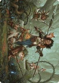 Ellivere of the Wild Court Art Card (49) [Art Series: Wilds of Eldraine]