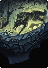 Unnatural Growth Art Card (75) [Art Series: Wilds of Eldraine]