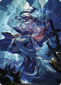 Rhystic Study Art Card (79) [Art Series: Wilds of Eldraine]