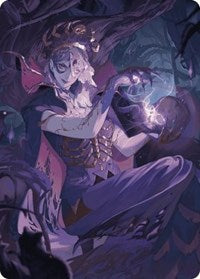 Necropotence Art Card (80) [Art Series: Wilds of Eldraine]