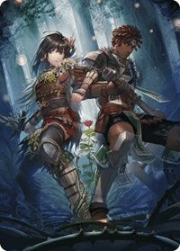 Defense of the Heart Art Card (81) [Art Series: Wilds of Eldraine]