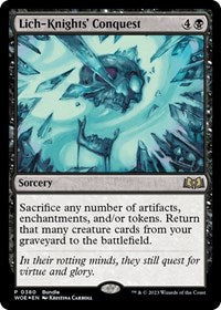 Lich-Knights' Conquest (WOE Bundle) (380) [Unique and Miscellaneous Promos]