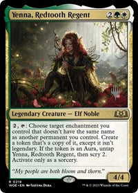Yenna, Redtooth Regent (219) [Promo Pack: Wilds of Eldraine]