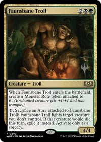 Faunsbane Troll (203) [Promo Pack: Wilds of Eldraine]
