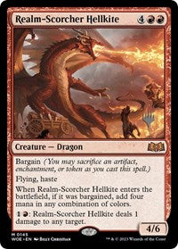 Realm-Scorcher Hellkite (145) [Promo Pack: Wilds of Eldraine]
