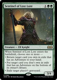Sentinel of Lost Lore (184) [Promo Pack: Wilds of Eldraine]