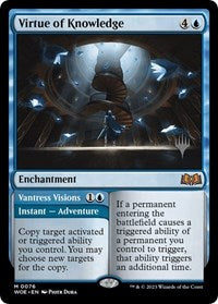 Virtue of Knowledge (76) [Promo Pack: Wilds of Eldraine]