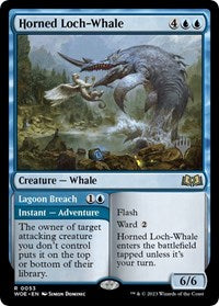 Horned Loch-Whale (53) [Promo Pack: Wilds of Eldraine]