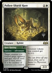 Pollen-Shield Hare (233) [Promo Pack: Wilds of Eldraine]