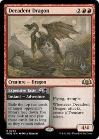 Decadent Dragon (223) [Promo Pack: Wilds of Eldraine]