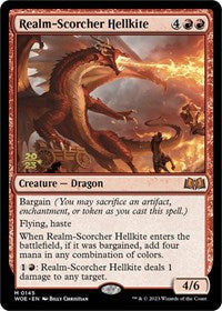 Realm-Scorcher Hellkite (145) [Prerelease Cards]