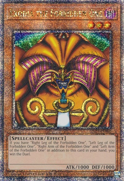 Exodia the Forbidden One (Quarter Century Secret Rare) (TN23-EN002) [25th Anniversary Tin: Dueling Heroes]