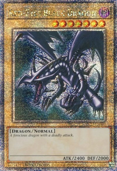 Red-Eyes Black Dragon (Quarter Century Secret Rare) (TN23-EN003) [25th Anniversary Tin: Dueling Heroes]