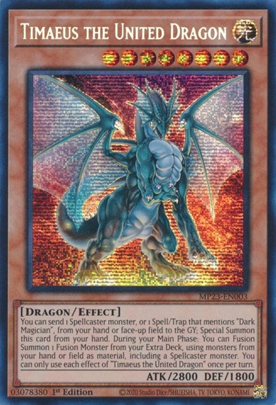 Timaeus the United Dragon (MP23-EN003) [25th Anniversary Tin: Dueling Heroes Mega Pack]