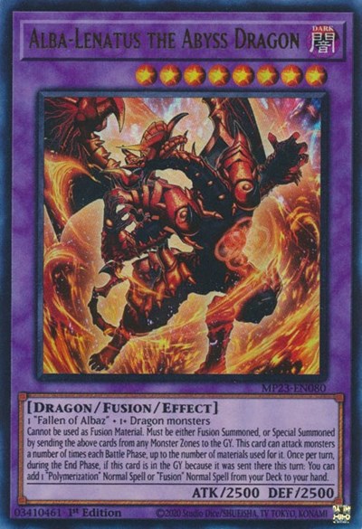 Alba-Lenatus the Abyss Dragon (MP23-EN080) [25th Anniversary Tin: Dueling Heroes Mega Pack]