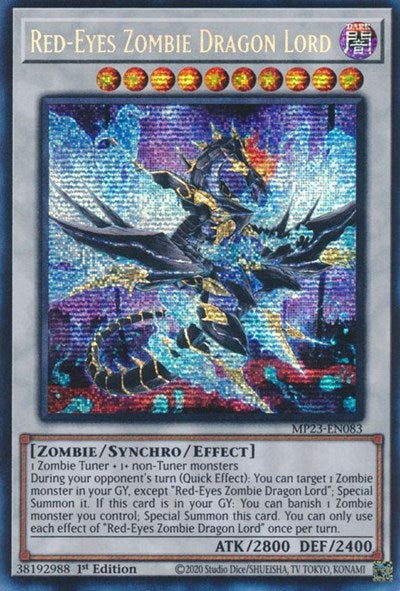 Red-Eyes Zombie Dragon Lord (MP23-EN083) [25th Anniversary Tin: Dueling Heroes Mega Pack]