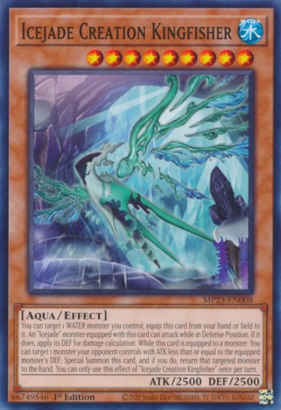 Icejade Creation Kingfisher (MP23-EN008) [25th Anniversary Tin: Dueling Heroes Mega Pack]