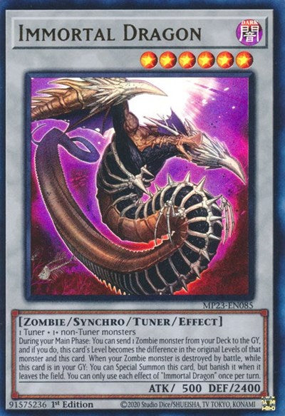 Immortal Dragon (MP23-EN085) [25th Anniversary Tin: Dueling Heroes Mega Pack]