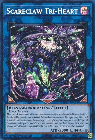 Scareclaw Tri-Heart (MP23-EN088) [25th Anniversary Tin: Dueling Heroes Mega Pack]