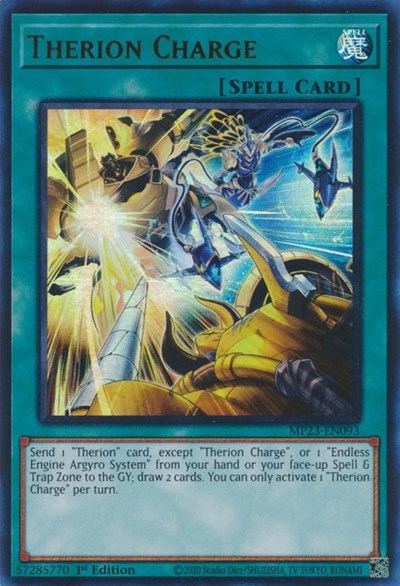 Therion Charge (MP23-EN093) [25th Anniversary Tin: Dueling Heroes Mega Pack]