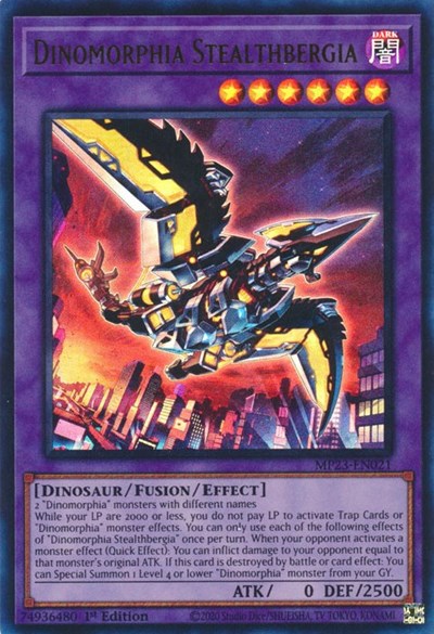 Dinomorphia Stealthbergia (MP23-EN021) [25th Anniversary Tin: Dueling Heroes Mega Pack]