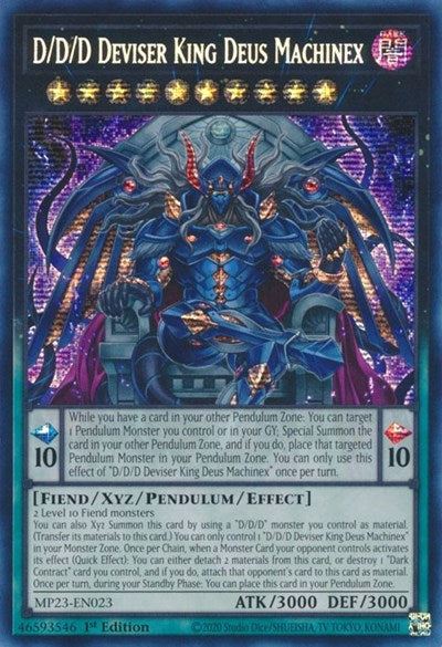 D/D/D Deviser King Deus Machinex (MP23-EN023) [25th Anniversary Tin: Dueling Heroes Mega Pack]