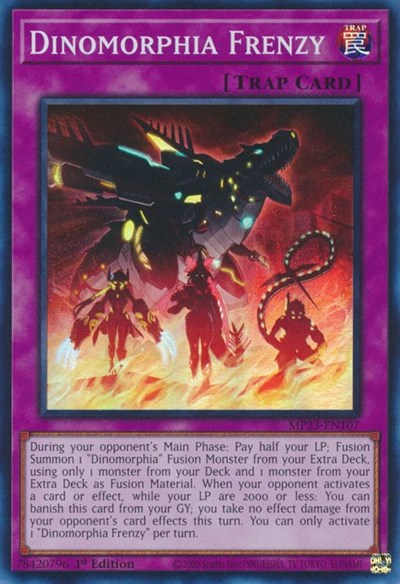Dinomorphia Frenzy (MP23-EN107) [25th Anniversary Tin: Dueling Heroes Mega Pack]