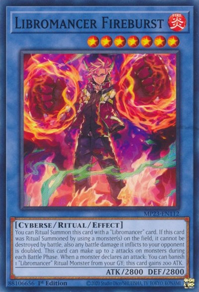 Libromancer Fireburst (MP23-EN112) [25th Anniversary Tin: Dueling Heroes Mega Pack]