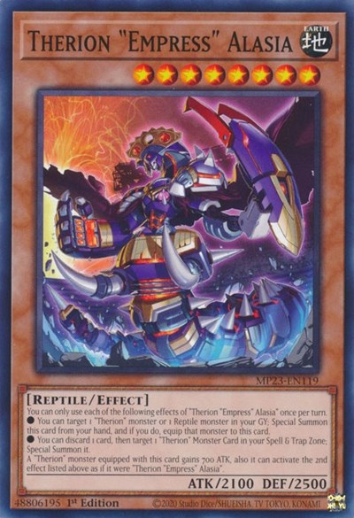 Therion "Empress" Alasia (MP23-EN119) [25th Anniversary Tin: Dueling Heroes Mega Pack]