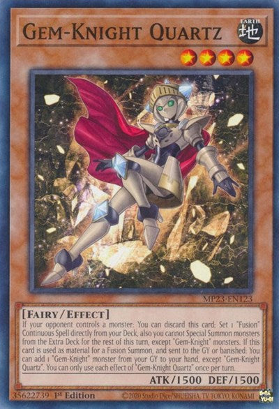Gem-Knight Quartz (MP23-EN123) [25th Anniversary Tin: Dueling Heroes Mega Pack]