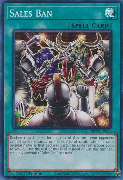 Sales Ban (MP23-EN035) [25th Anniversary Tin: Dueling Heroes Mega Pack]