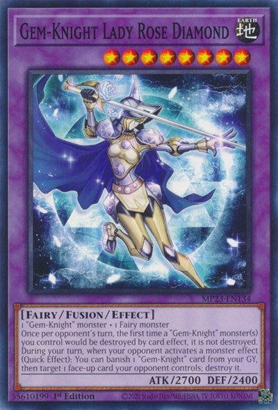 Gem-Knight Lady Rose Diamond (MP23-EN134) [25th Anniversary Tin: Dueling Heroes Mega Pack]