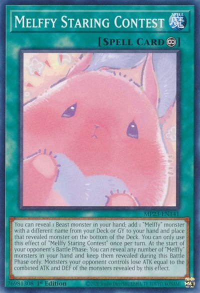 Melffy Staring Contest (MP23-EN141) [25th Anniversary Tin: Dueling Heroes Mega Pack]