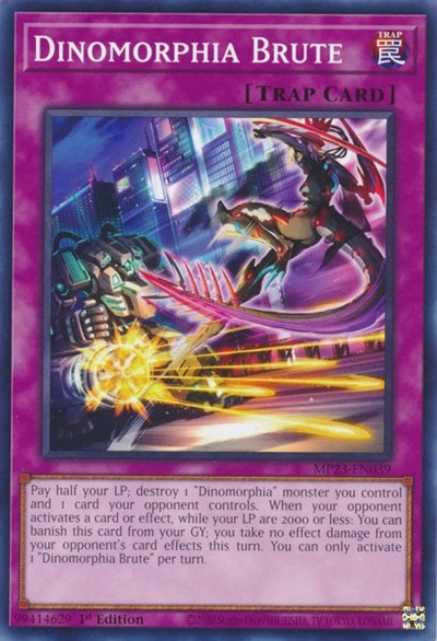 Dinomorphia Brute (MP23-EN039) [25th Anniversary Tin: Dueling Heroes Mega Pack]