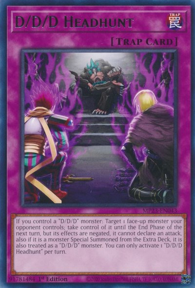D/D/D Headhunt (MP23-EN043) [25th Anniversary Tin: Dueling Heroes Mega Pack]