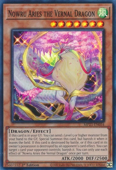 Nowru Aries the Vernal Dragon (MP23-EN054) [25th Anniversary Tin: Dueling Heroes Mega Pack]