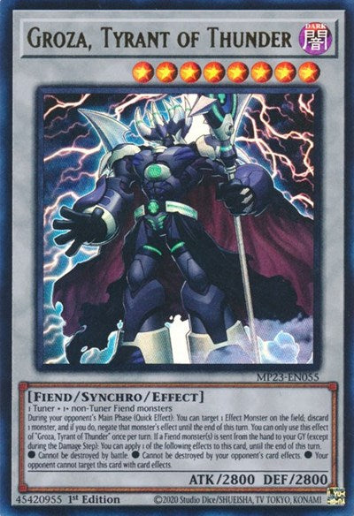 Groza, Tyrant of Thunder (MP23-EN055) [25th Anniversary Tin: Dueling Heroes Mega Pack]