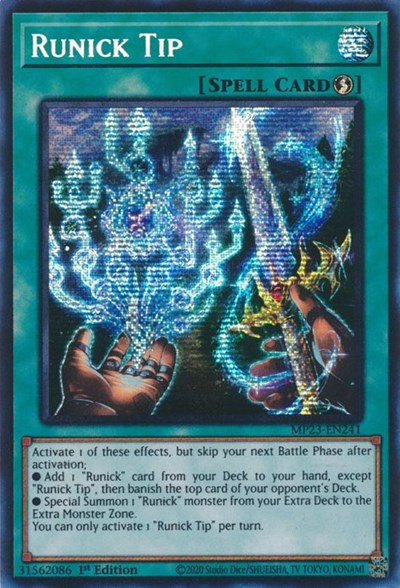 Runick Tip (MP23-EN241) [25th Anniversary Tin: Dueling Heroes Mega Pack]