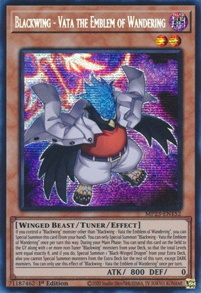 Blackwing - Vata the Emblem of Wandering (MP23-EN152) [25th Anniversary Tin: Dueling Heroes Mega Pack]