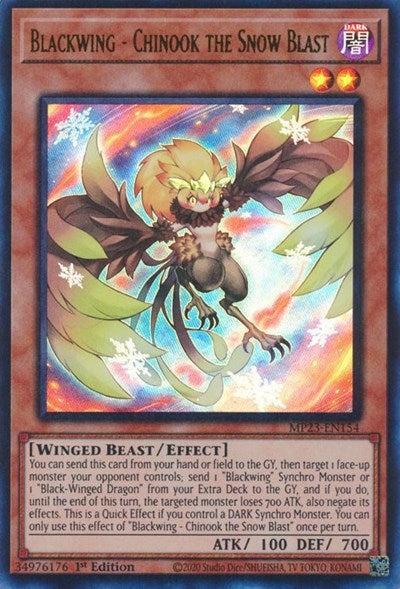 Blackwing - Chinook the Snow Blast (MP23-EN154) [25th Anniversary Tin: Dueling Heroes Mega Pack]
