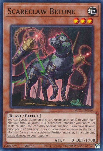 Scareclaw Belone (MP23-EN066) [25th Anniversary Tin: Dueling Heroes Mega Pack]