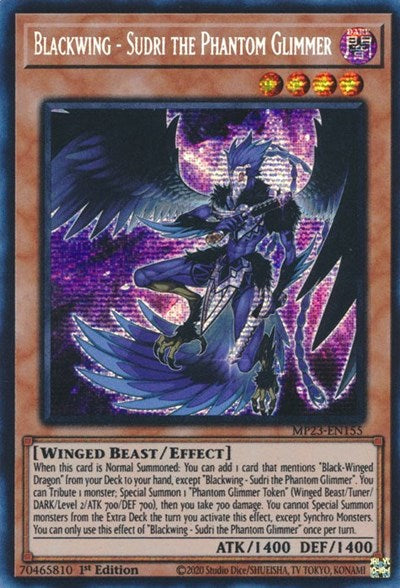 Blackwing - Sudri the Phantom Glimmer (MP23-EN155) [25th Anniversary Tin: Dueling Heroes Mega Pack]