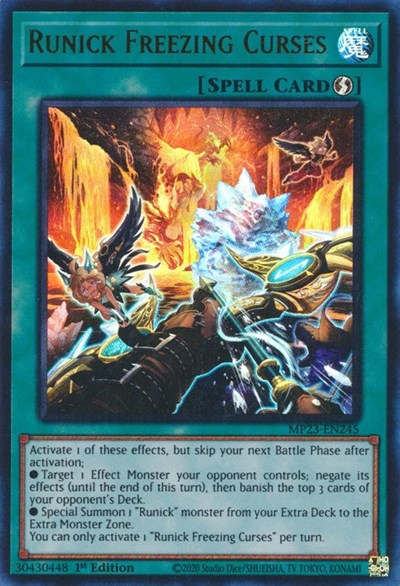 Runick Freezing Curses (MP23-EN245) [25th Anniversary Tin: Dueling Heroes Mega Pack]