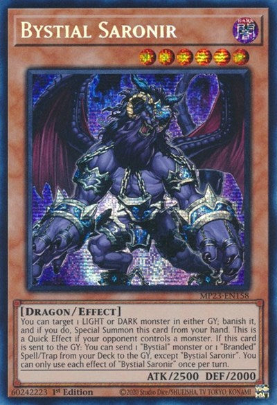 Bystial Saronir (MP23-EN158) [25th Anniversary Tin: Dueling Heroes Mega Pack]