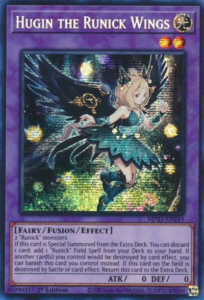 Hugin the Runick Wings (MP23-EN249) [25th Anniversary Tin: Dueling Heroes Mega Pack]
