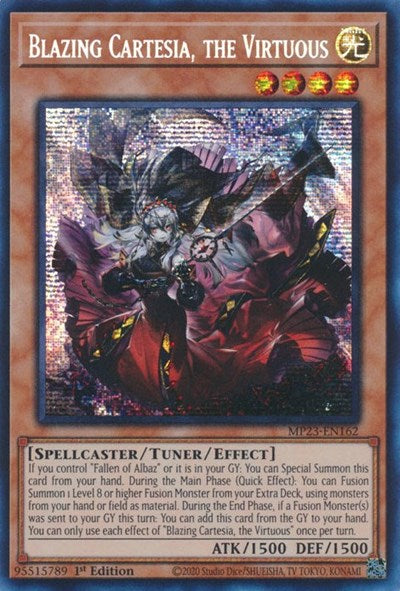 Blazing Cartesia, the Virtuous (MP23-EN162) [25th Anniversary Tin: Dueling Heroes Mega Pack]